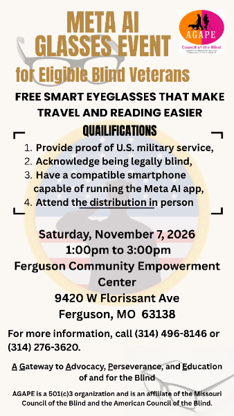 Event Flyer for Meta AI Glasses Event